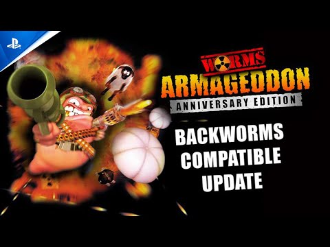Worms Armageddon: Anniversary Edition – Backworms Compatible Update Trailer |  PS5 & PS4 Games