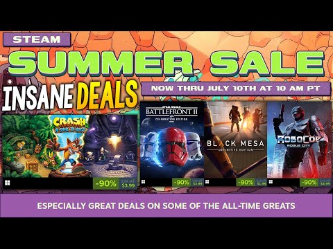 Absolutely INSANE STEAM SUMMER SALE 2025 Deals – HISTORIC LOW Game Deals UNDER ,  and !