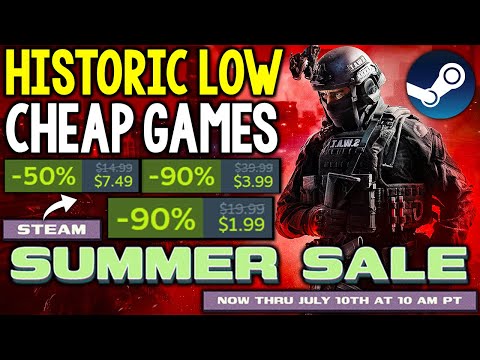 Absolutely Awesome STEAM SUMMER SALE 2025 Game Deals – HISTORIC LOWS, Tons of CHEAP Games + More!