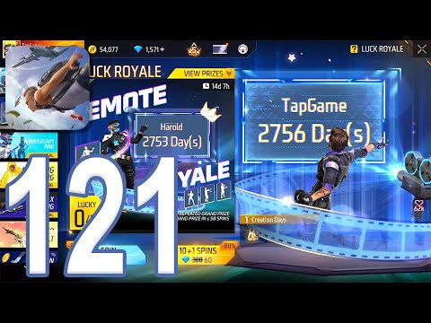 Free Fire: Battlegrounds – Gameplay Walkthrough Part 121 – Creation Days Emote Royale (iOS, Android)