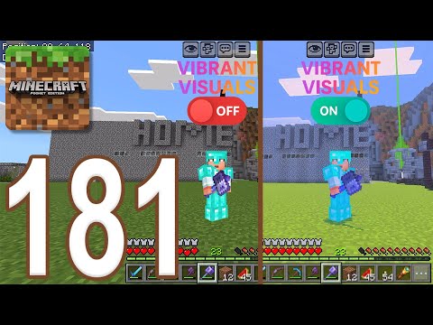 Minecraft: Pocket Edition – Gameplay Walkthrough Part 181 – Vibrant Visuals (iOS, Android)