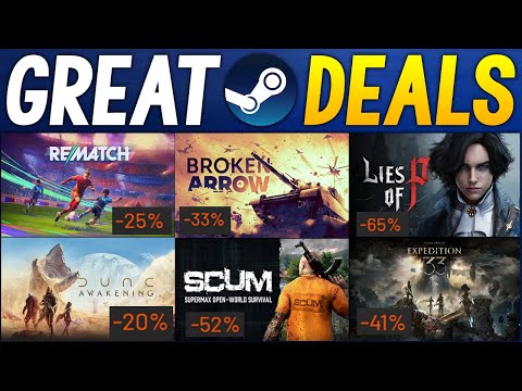 AWESOME New Steam PC Game Deals – Get Rematch, Dune Awakening + More WAY CHEAPER!