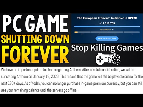 PC Game is SHUTTING DOWN FOREVER… Stop Killing Games!