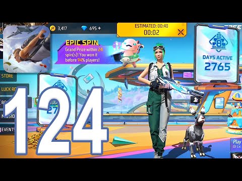 Free Fire: Battlegrounds – Gameplay Walkthrough Part 124 – Days Active (iOS, Android)