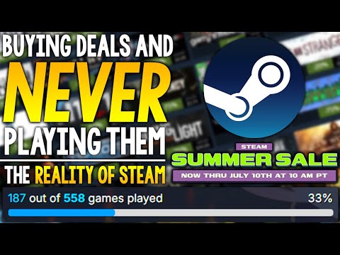 Buying STEAM SUMMER SALE Game Deals and NEVER Playing Them – The Reality of Steam