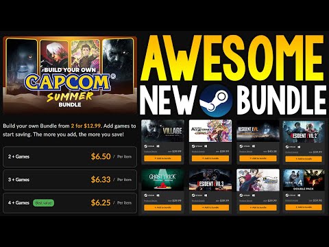 AWESOME NEW STEAM GAME BUNDLE DEAL + TONS OF GREAT STEAM GAME DEALS UNDER !