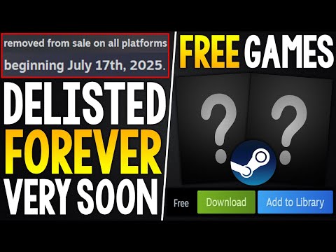 Steam PC Game Getting DELISTED FOREVER + New FREE Steam PC Games and FREE Game Update!