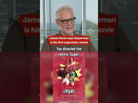 James Gunn says Superman is the first superhero movie he’s ever made. #superman #jamesgunn #ign