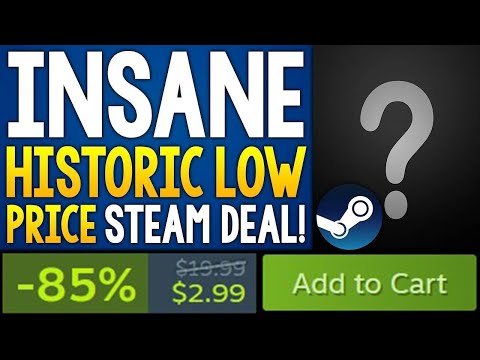 ABSOLUTELY INSANE HISTORIC LOW STEAM GAME DEAL UNDER  + MORE GREAT STEAM GAME DEALS!
