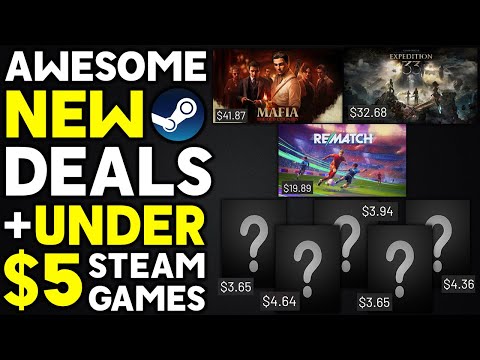 AWESOME New Steam PC Game Deals + Steam Deals UNDER !