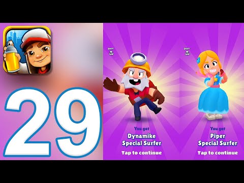 Subway Surfers – Gameplay Walkthrough Part 29 – Dynamike & Piper (iOS, Android)