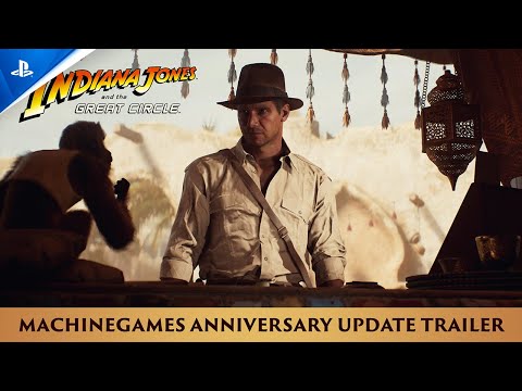 Indiana Jones and the Great Circle – MachineGames Anniversary Update Trailer | PS5 Games