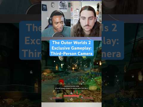 The Outer Worlds 2 exclusive gameplay featuring the third person camera #outerworlds2 #xbox #rpg